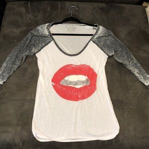 BURNOUT CHASER THREE QUARTER SLEEVE SHIRT